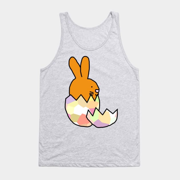 Cute Gold Bunny Hatching from Easter Egg Tank Top by ellenhenryart